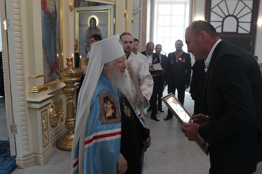 Великое освящение Казанского храма села Дединово